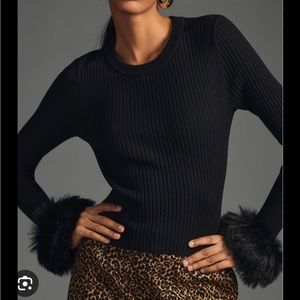 Show Me Your MuMu faux fur top